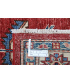 Kazak 6'7'' X 9'8'' Hand-Knotted Wool Rug 6'7'' x 9'8'' (198 X 290) / Red / Ivory