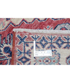 Kazak 3'4'' X 5'0'' Hand-Knotted Wool Rug 3'4'' x 5'0'' (100 X 150) / Red / Ivory