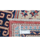 Kazak 4'8'' X 6'9'' Hand-Knotted Wool Rug 4'8'' x 6'9'' (140 X 203) / Red / Ivory