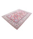 Kazak 6'0'' X 8'7'' Hand-Knotted Wool Rug 6'0'' x 8'7'' (180 X 258) / Red / Ivory