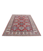 Kazak 6'0'' X 8'7'' Hand-Knotted Wool Rug 6'0'' x 8'7'' (180 X 258) / Red / Ivory