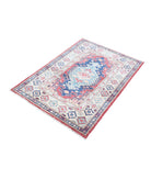 Kazak 2'10'' X 4'1'' Hand-Knotted Wool Rug 2'10'' x 4'1'' (85 X 123) / Red / Ivory