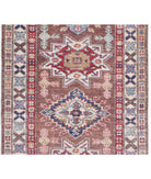 Kazak 2'5'' X 7'5'' Hand-Knotted Wool Rug 2'5'' x 7'5'' (73 X 223) / Brown / Ivory