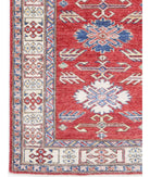 Kazak 2'9'' X 10'2'' Hand-Knotted Wool Rug 2'9'' x 10'2'' (83 X 305) / Red / Ivory