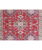 Kazak 5'5'' X 7'11'' Hand-Knotted Wool Rug 5'5'' x 7'11'' (163 X 238) / Red / Ivory