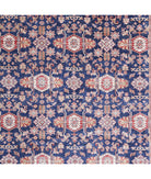 Kazak 8'11'' X 11'8'' Hand-Knotted Wool Rug 8'11'' x 11'8'' (268 X 350) / Blue / Ivory