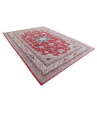 Kazak 8'11'' X 11'11'' Hand-Knotted Wool Rug 8'11'' x 11'11'' (268 X 358) / Red / Ivory