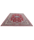 Kazak 8'11'' X 11'11'' Hand-Knotted Wool Rug 8'11'' x 11'11'' (268 X 358) / Red / Ivory