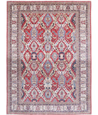 Kazak 9'11'' X 13'6'' Hand-Knotted Wool Rug 9'11'' x 13'6'' (298 X 405) / Red / Ivory