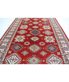 Kazak 8'10'' X 12'10'' Hand-Knotted Wool Rug 8'10'' x 12'10'' (265 X 385) / Red / Ivory