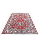 Kazak 5'8'' X 8'3'' Hand-Knotted Wool Rug 5'8'' x 8'3'' (170 X 248) / Red / Ivory