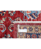 Kazak 6'7'' X 8'8'' Hand-Knotted Wool Rug 6'7'' x 8'8'' (198 X 260) / Red / Ivory