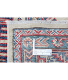 Kazak 4'10'' X 7'3'' Hand-Knotted Wool Rug 4'10'' x 7'3'' (145 X 218) / Ivory / Red