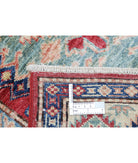 Kazak 2'10'' X 4'2'' Hand-Knotted Wool Rug 2'10'' x 4'2'' (85 X 125) / Red / Ivory