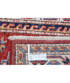 Kazak 2'9'' X 4'1'' Hand-Knotted Wool Rug 2'9'' x 4'1'' (83 X 123) / Red / Ivory