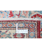 Kazak 2'8'' X 4'4'' Hand-Knotted Wool Rug 2'8'' x 4'4'' (80 X 130) / Red / Ivory