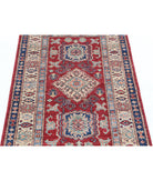 Kazak 2'7'' X 4'0'' Hand-Knotted Wool Rug 2'7'' x 4'0'' (78 X 120) / Red / Ivory