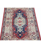 Kazak 2'9'' X 4'1'' Hand-Knotted Wool Rug 2'9'' x 4'1'' (83 X 123) / Red / Ivory