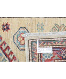 Kazak 2'2'' X 7'10'' Hand-Knotted Wool Rug 2'2'' x 7'10'' (65 X 235) / Gold / Red