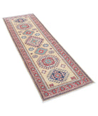 Kazak 2'4'' X 6'9'' Hand-Knotted Wool Rug 2'4'' x 6'9'' (70 X 203) / Gold / Red