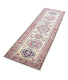 Kazak 2'4'' X 6'9'' Hand-Knotted Wool Rug 2'4'' x 6'9'' (70 X 203) / Gold / Red