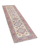 Kazak 2'3'' X 7'4'' Hand-Knotted Wool Rug 2'3'' x 7'4'' (68 X 220) / Gold / Red