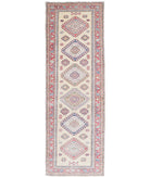 Kazak 2'3'' X 7'4'' Hand-Knotted Wool Rug 2'3'' x 7'4'' (68 X 220) / Gold / Red