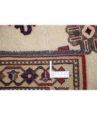 Kazak 8'5'' X 11'10'' Hand-Knotted Wool Rug 8'5'' x 11'10'' (253 X 355) / Ivory / Blue