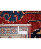 Kazak 5'0'' X 6'4'' Hand-Knotted Wool Rug 5'0'' x 6'4'' (150 X 190) / Red / Ivory