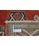 Kazak 2'7'' X 5'10'' Hand-Knotted Wool Rug 2'7'' x 5'10'' (78 X 175) / Red / Ivory