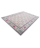 Tabriz 7'10'' X 10'8'' Hand-Knotted Wool Rug 7'10'' x 10'8'' (235 X 320) / Ivory / Green