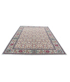 Tabriz 7'10'' X 10'8'' Hand-Knotted Wool Rug 7'10'' x 10'8'' (235 X 320) / Ivory / Green