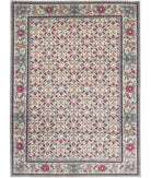 Tabriz 7'10'' X 10'8'' Hand-Knotted Wool Rug 7'10'' x 10'8'' (235 X 320) / Ivory / Green