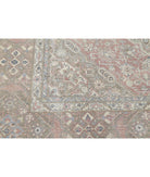 Tabriz 9'4'' X 13'0'' Hand-Knotted Wool Rug 9'4'' x 13'0'' (280 X 390) / Pink / Grey