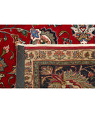 Tabriz 9'9'' X 12'4'' Hand-Knotted Wool Rug 9'9'' x 12'4'' (293 X 370) / Burgundy / Blue