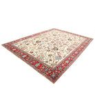 Tabriz 8'9'' X 11'10'' Hand-Knotted Wool Rug 8'9'' x 11'10'' (263 X 355) / Ivory / Red