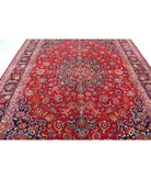 Tabriz 9'7'' X 12'8'' Hand-Knotted Wool Rug 9'7'' x 12'8'' (288 X 380) / Red / Blue