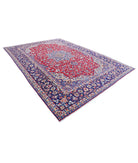 Tabriz 9'6'' X 13'5'' Hand-Knotted Wool Rug 9'6'' x 13'5'' (285 X 403) / Red / Blue