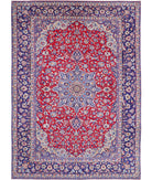 Tabriz 9'6'' X 13'5'' Hand-Knotted Wool Rug 9'6'' x 13'5'' (285 X 403) / Red / Blue