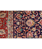 Tabriz 9'10'' X 12'9'' Hand-Knotted Wool Rug 9'10'' x 12'9'' (295 X 383) / Blue / Red