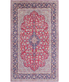 Tabriz 9'7'' X 16'1'' Hand-Knotted Wool Rug 9'7'' x 16'1'' (288 X 483) / Red / Blue