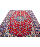 Tabriz 7'10'' X 11'1'' Hand-Knotted Wool Rug 7'10'' x 11'1'' (235 X 333) / Red / Blue