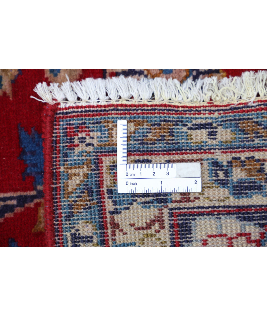 Tabriz 7'10'' X 11'1'' Hand-Knotted Wool Rug 7'10'' x 11'1'' (235 X 333) / Red / Blue