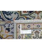 Tabriz 8'1'' X 11'9'' Hand-Knotted Wool Rug 8'1'' x 11'9'' (243 X 353) / Grey / Blue