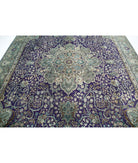 Tabriz 9'6'' X 12'5'' Hand-Knotted Wool Rug 9'6'' x 12'5'' (285 X 373) / Green / Blue