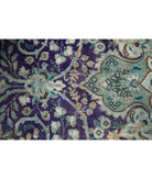 Tabriz 9'6'' X 12'5'' Hand-Knotted Wool Rug 9'6'' x 12'5'' (285 X 373) / Green / Blue