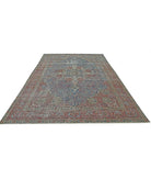 Tabriz 8'2'' X 11'2'' Hand-Knotted Wool Rug 8'2'' x 11'2'' (245 X 335) / Blue / Red