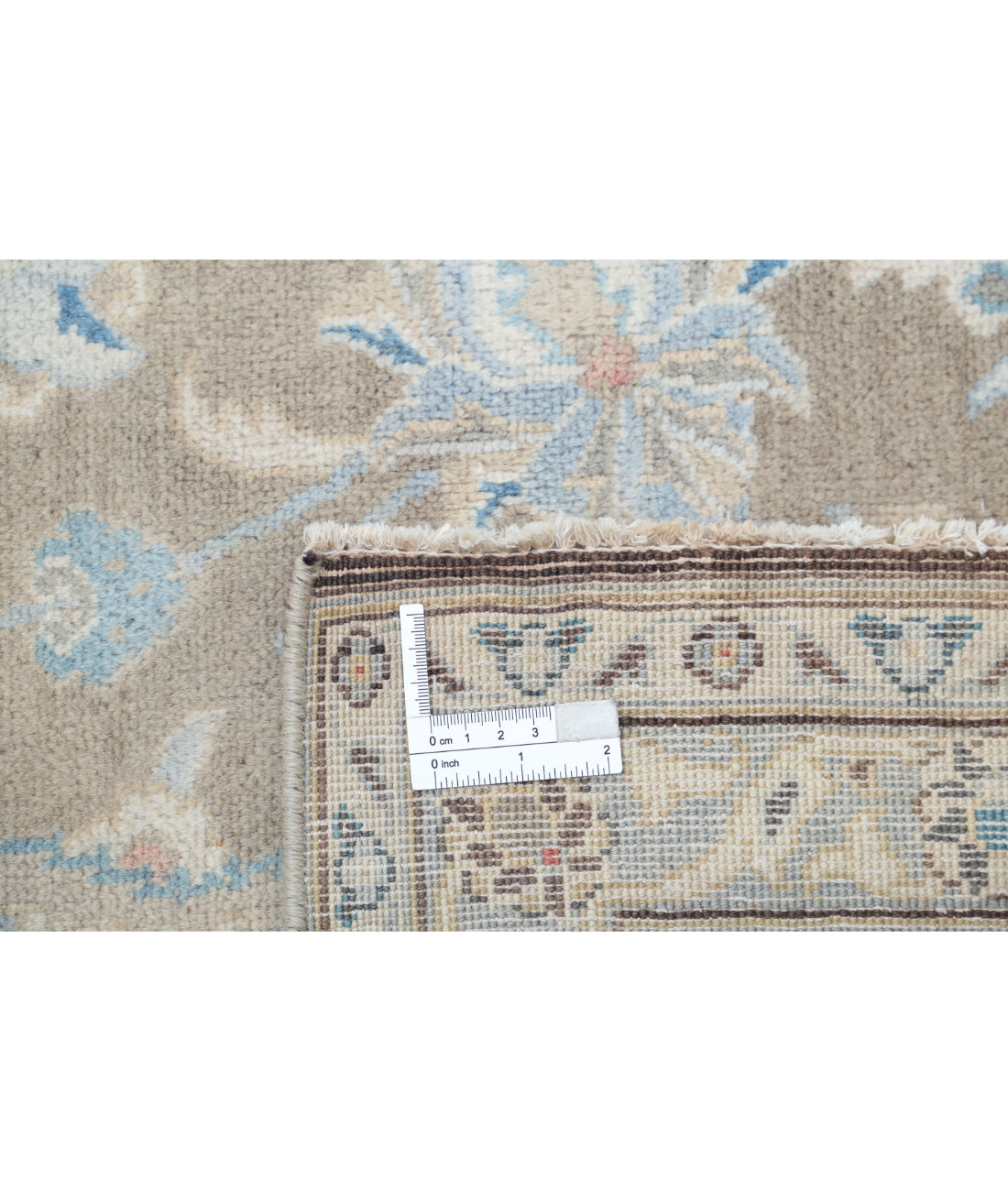 Tabriz 9'9'' X 13'1'' Hand-Knotted Wool Rug 9'9'' x 13'1'' (293 X 393) / Taupe / Brown