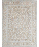 Tabriz 9'9'' X 13'1'' Hand-Knotted Wool Rug 9'9'' x 13'1'' (293 X 393) / Taupe / Brown