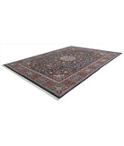 Tabriz 9'11'' X 13'9'' Hand-Knotted Wool Rug 9'11'' x 13'9'' (298 X 413) / Blue / Red